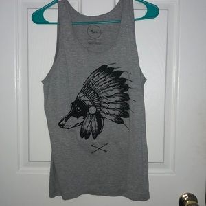 Wiener Dog Headpiece Tank Top!